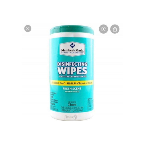 Member's Mark Disinfecting Wipes Orange DESINFITSEERIVAD SALVRÄTID 75tk